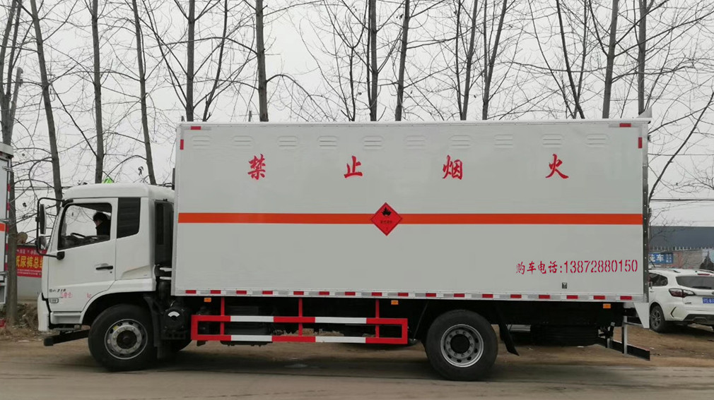 東風天錦國六氣體廂危險品車