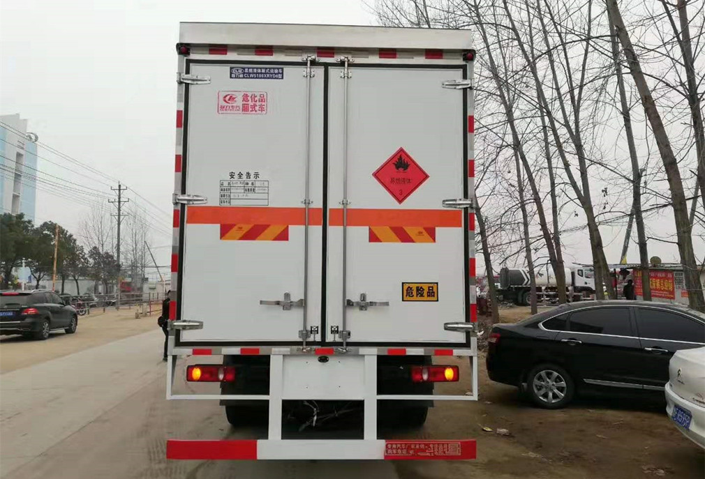 東風天錦國六氣體廂危險品車