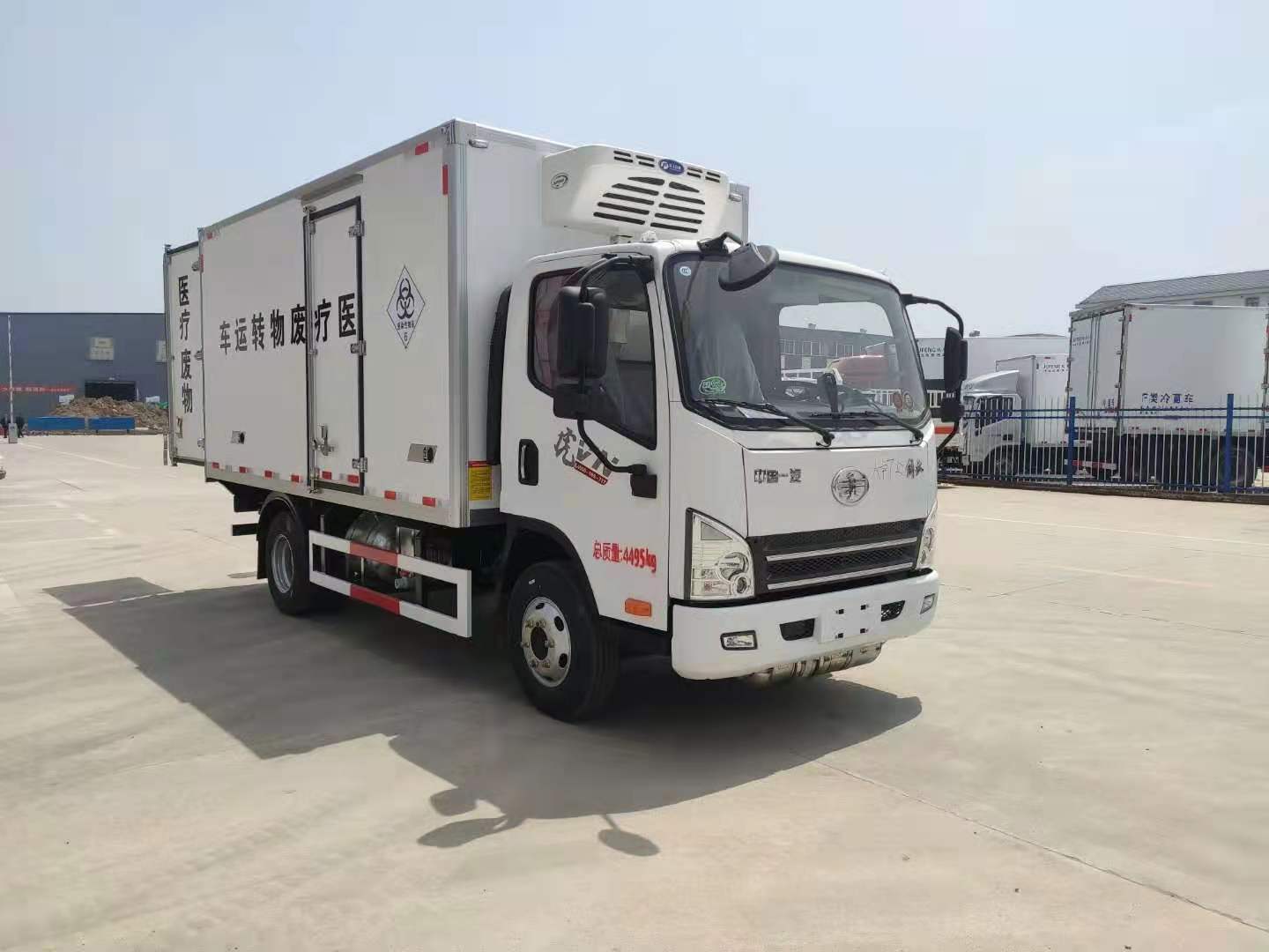 解放藍(lán)牌國(guó)六醫(yī)療廢物轉(zhuǎn)運(yùn)車(chē)