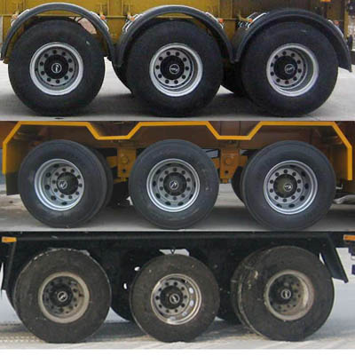 程力威牌CLW9350GFW型腐蝕性物品罐式運輸半掛車