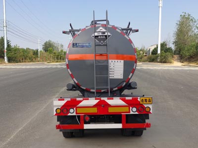 程力威牌CLW9350GFW型腐蝕性物品罐式運輸半掛車