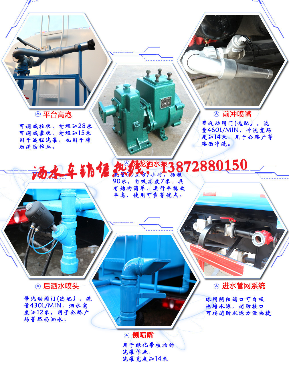 灑水車的組成及各系統介紹