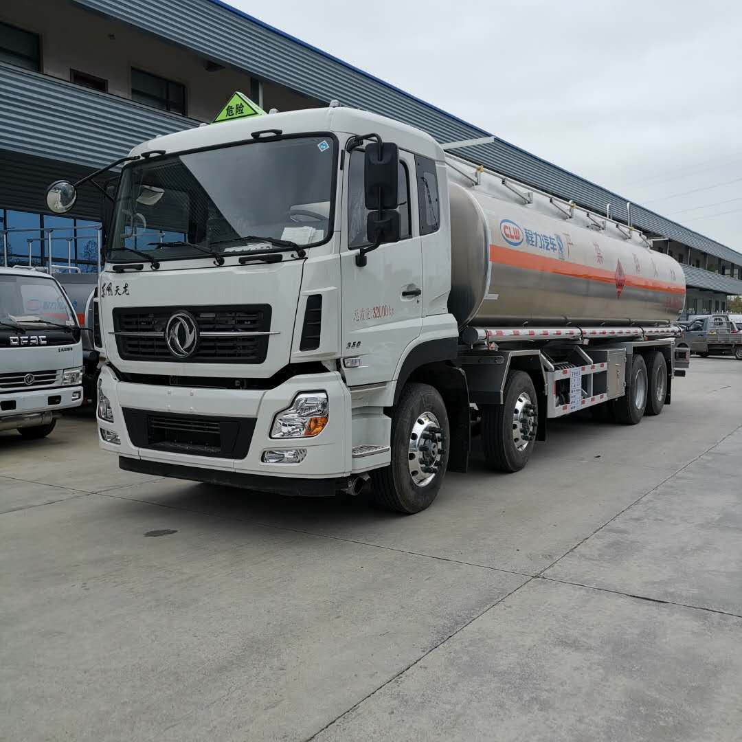 東風天龍前四后八鋁合金運油車詳細配置參數介紹