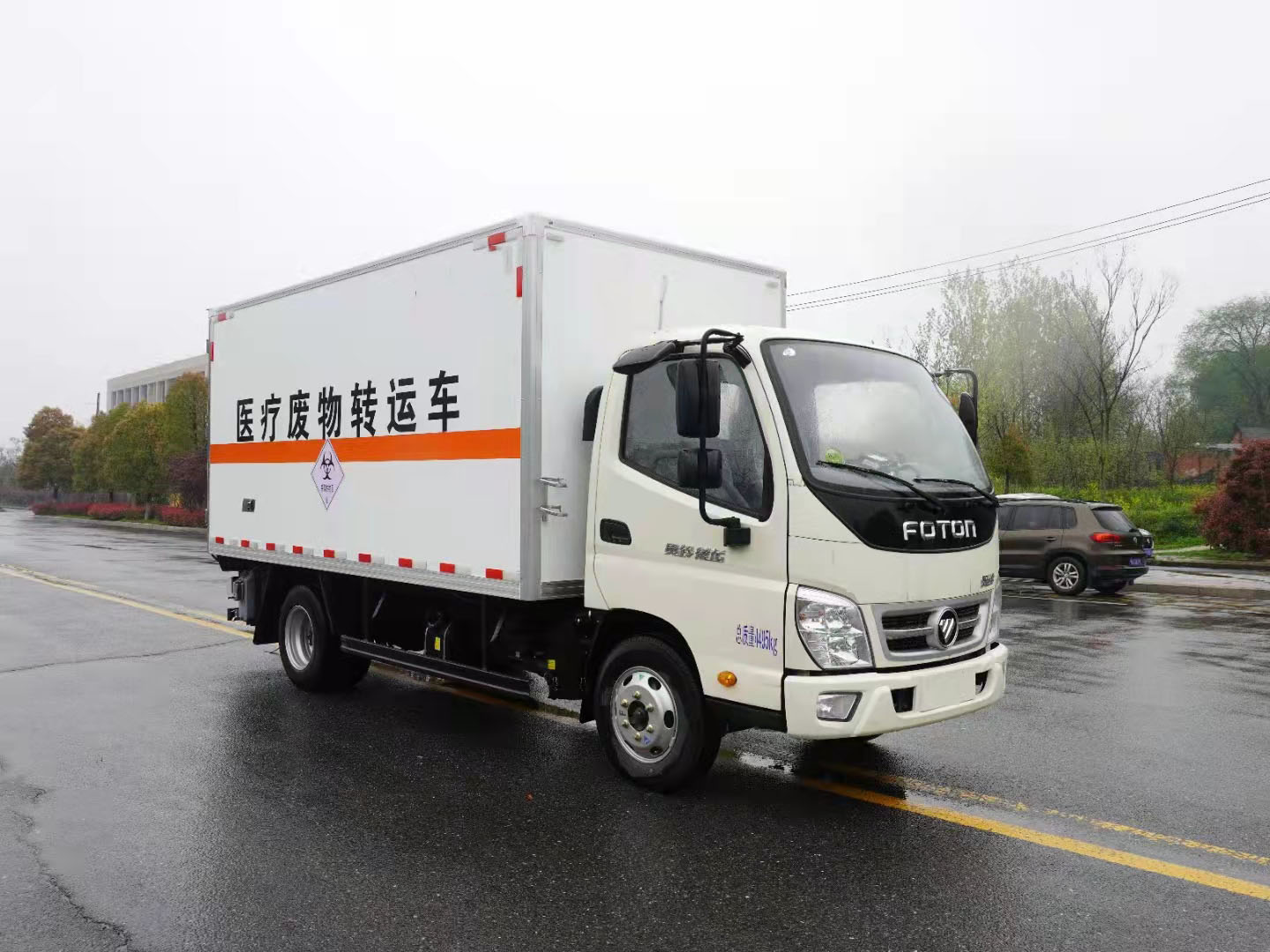福田奧鈴捷運全柴115馬力國六醫(yī)療廢物轉(zhuǎn)運車