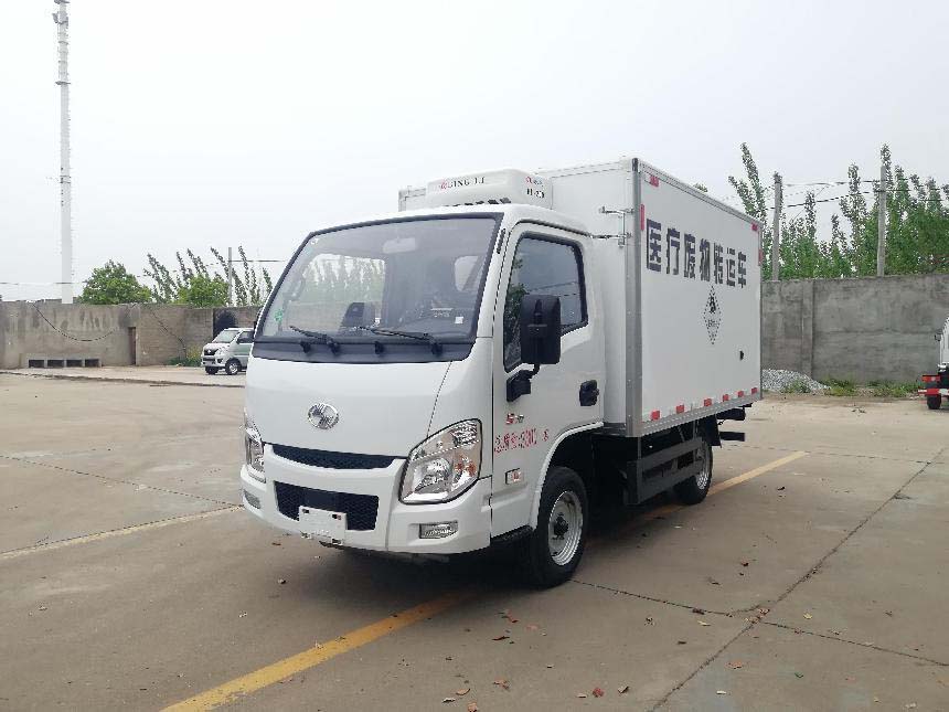 躍進國六后單輪醫(yī)療廢物轉運車
