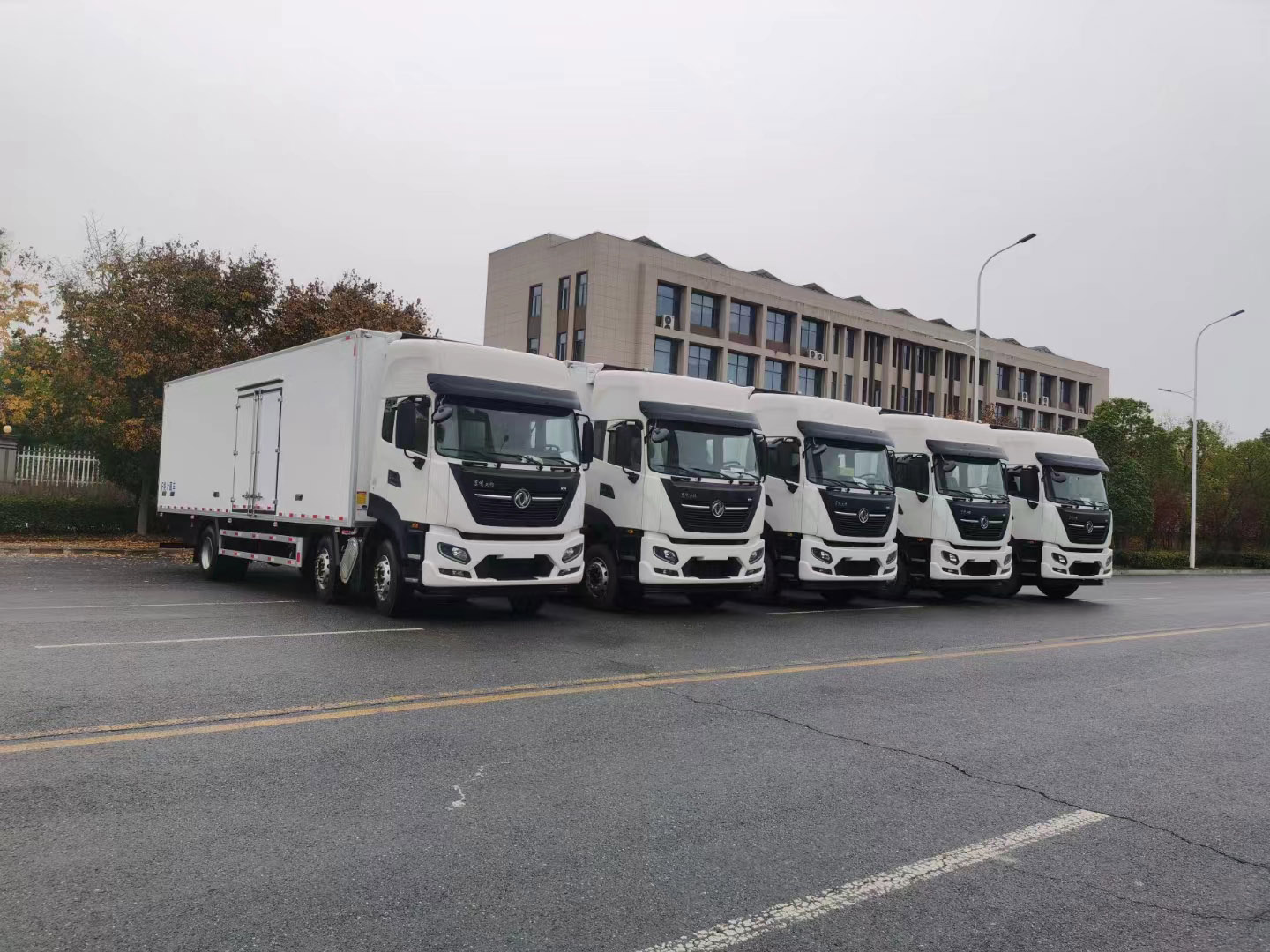 山東李總批量訂購(gòu)東風(fēng)天錦KR國(guó)六冷藏車