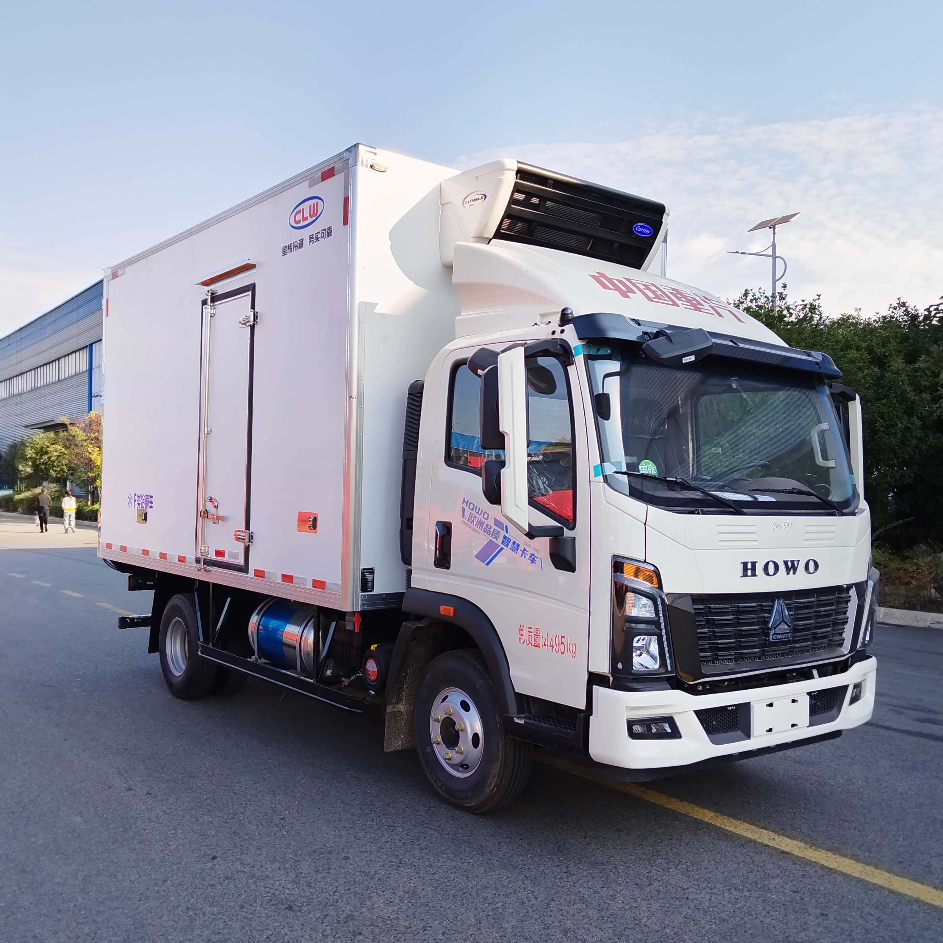 重汽統(tǒng)帥T5國六藍牌寬體冷藏車