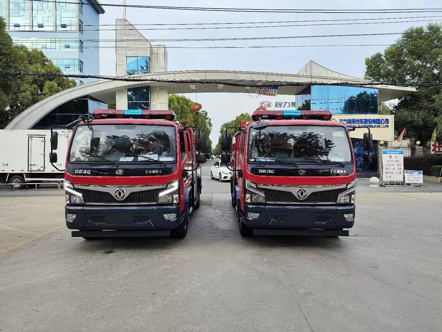 東風福瑞卡國六消防車批量發車