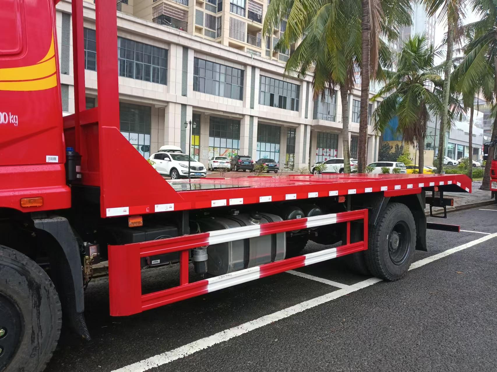 東風華神4米7不帶爬梯平板運輸車
