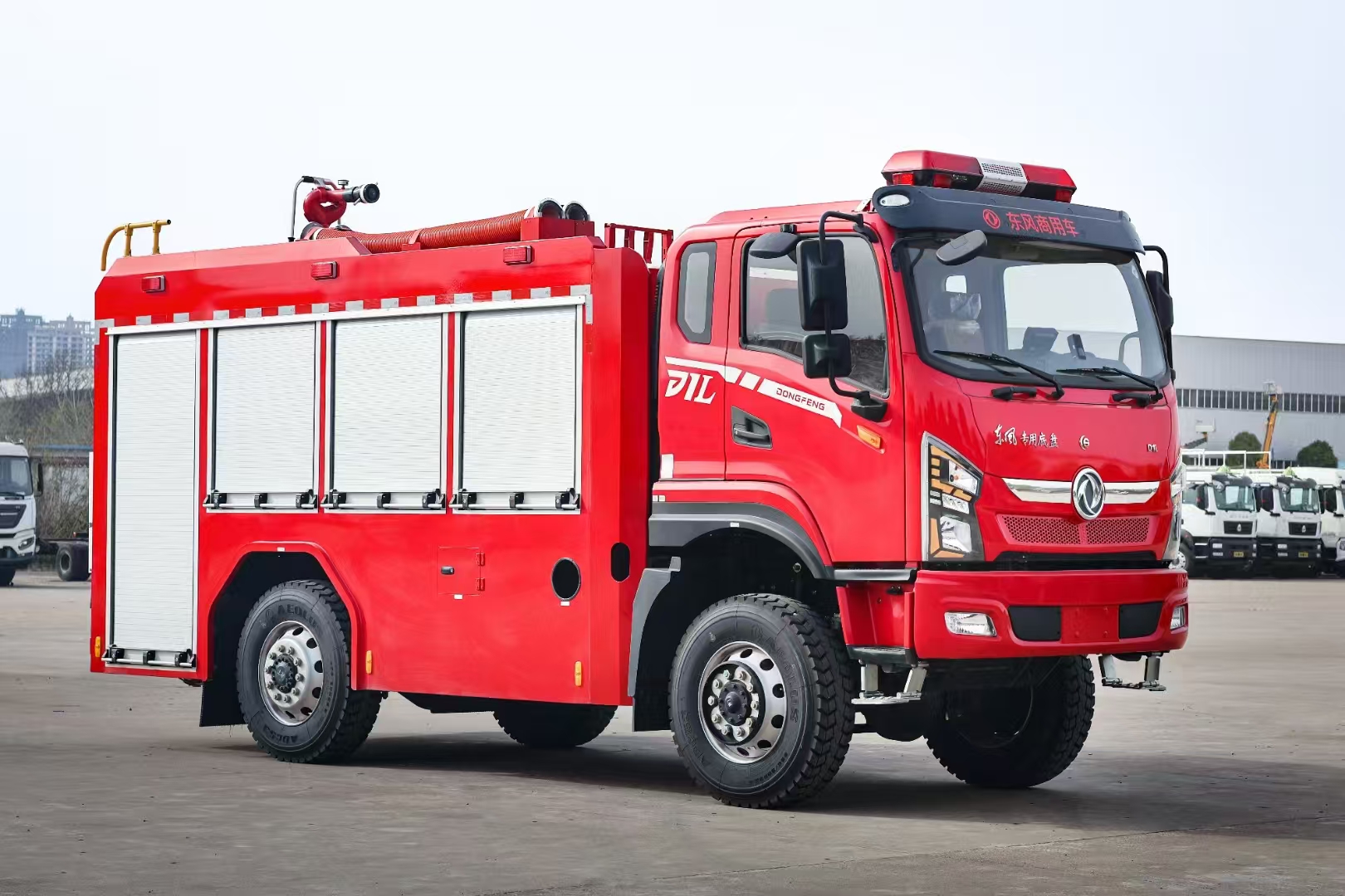 東風(fēng)四驅(qū)國六水罐消防車